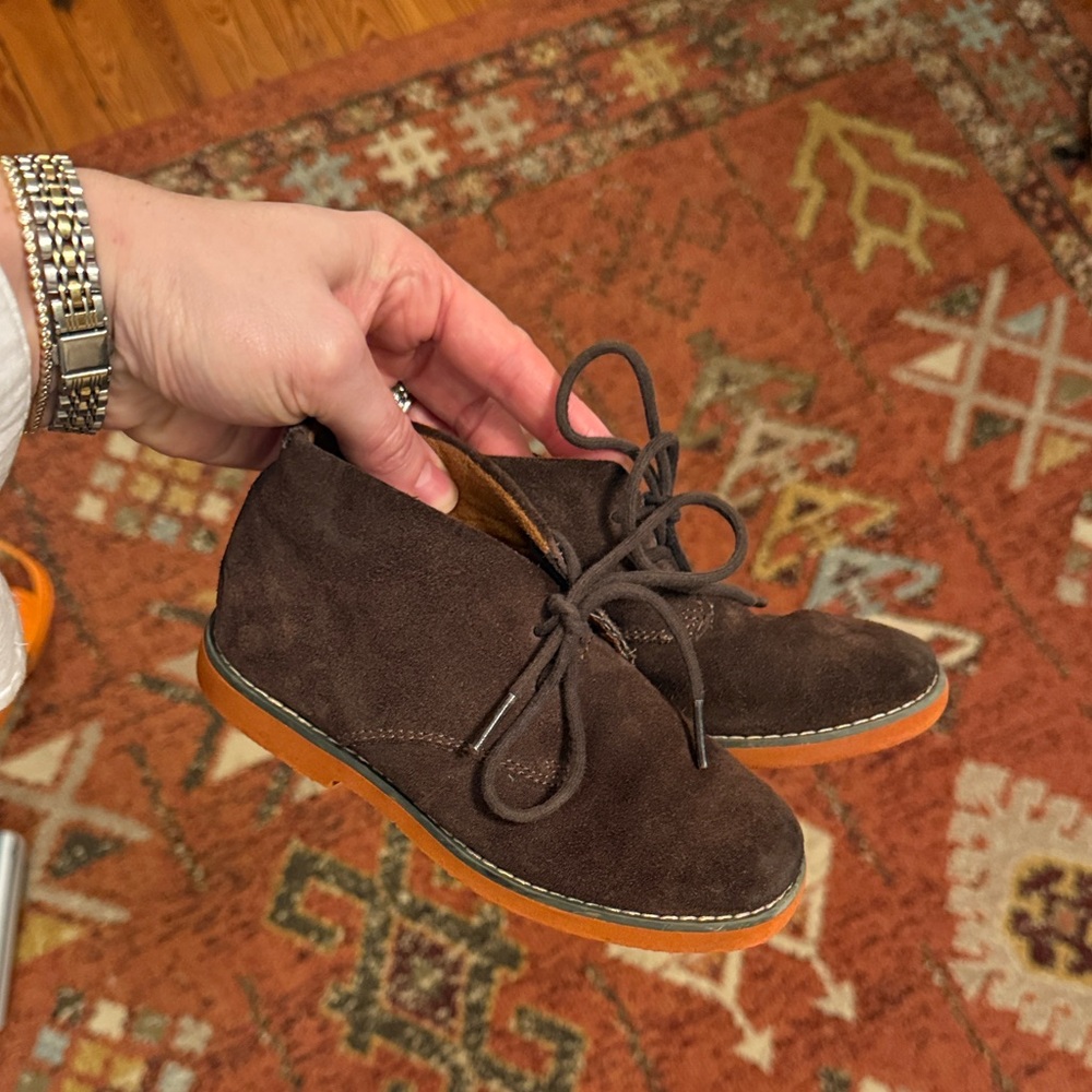 Kids Florsheim Suede Oxford EUC Size 11
